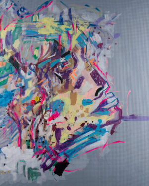 original canvas love beauty lies within deer abstract