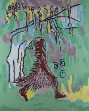 expression acrylic painting