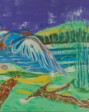 acrylic gouache original painting