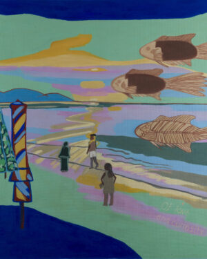 Original painting - acrylic - gouache painting